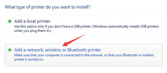 wireless or Bluetooth printer